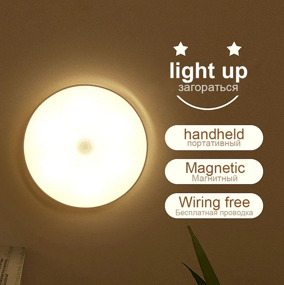 Bedroom Night Smart Motion Sensor Light USB LED