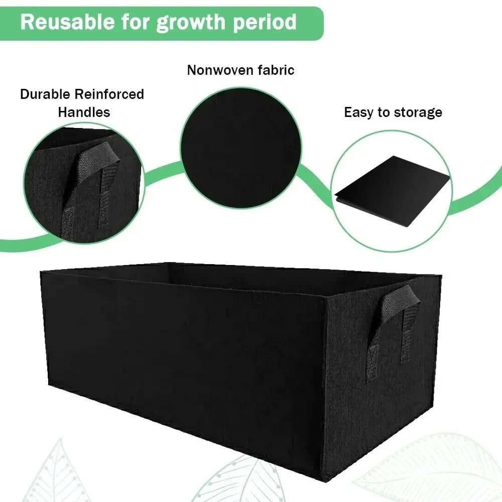 Multi-Functional Vegetable Plant Non-Woven Felt Growing Bag