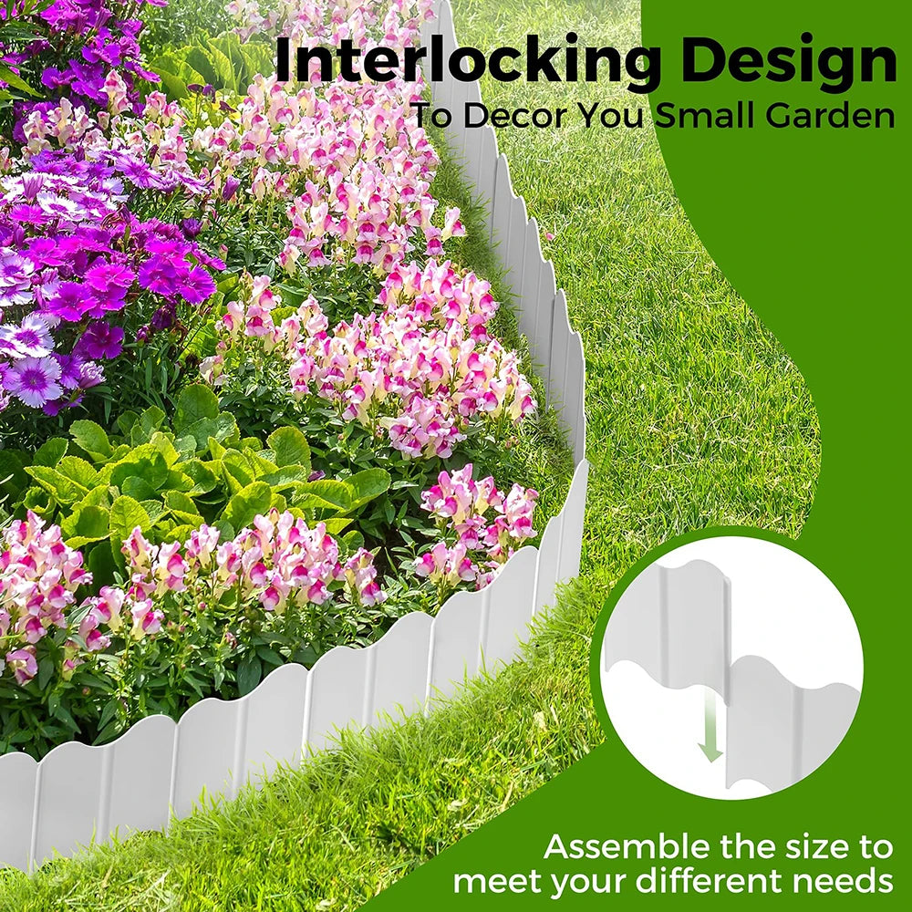 Garden Edging Borders Grass Lawn Fence for Yard Garden