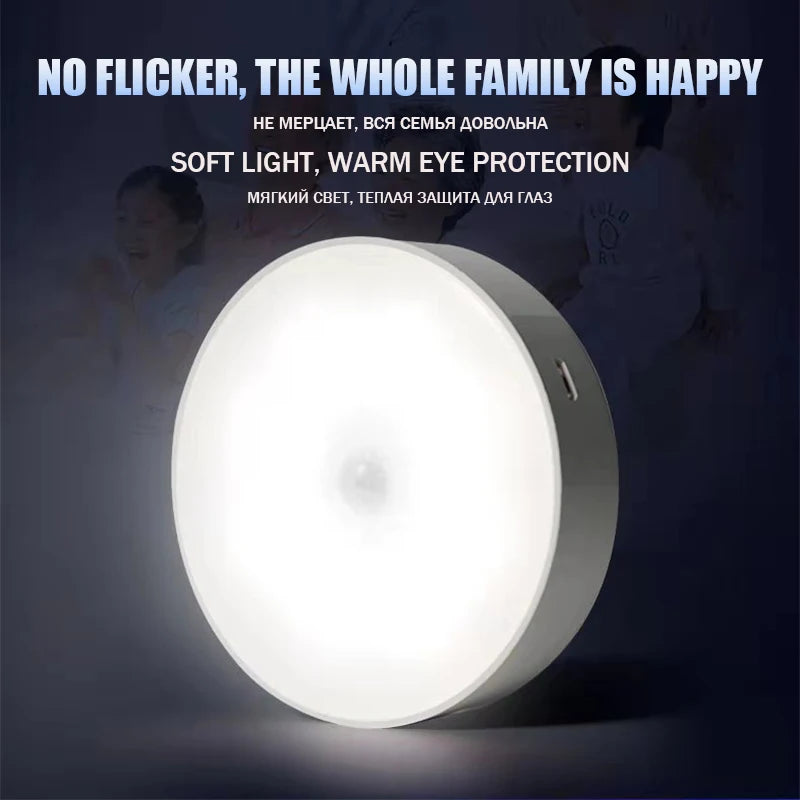 Bedroom Night Smart Motion Sensor Light USB LED