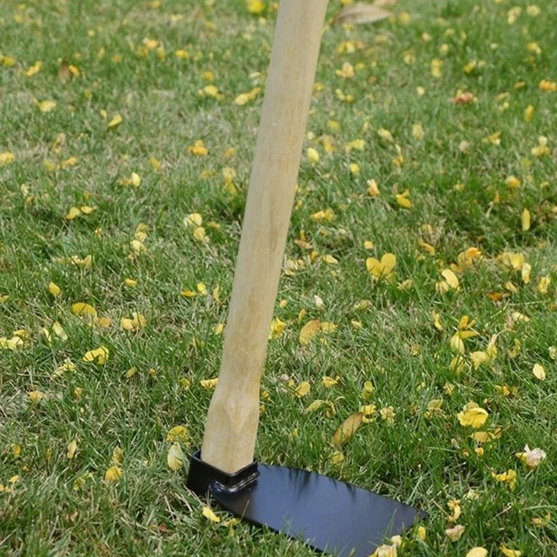 Portable Garden Handle Hoe with Wooden