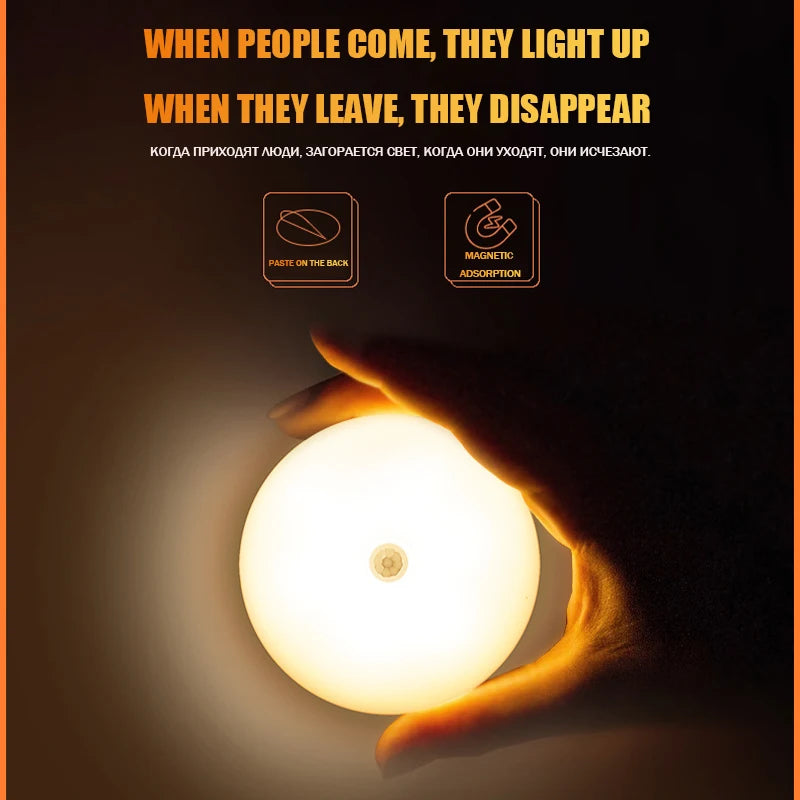 Bedroom Night Smart Motion Sensor Light USB LED