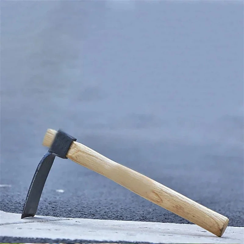 Portable Garden Handle Hoe with Wooden
