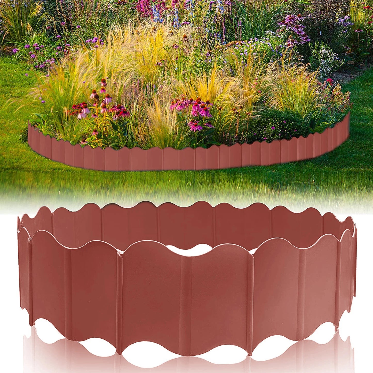 Garden Edging Borders Grass Lawn Fence for Yard Garden